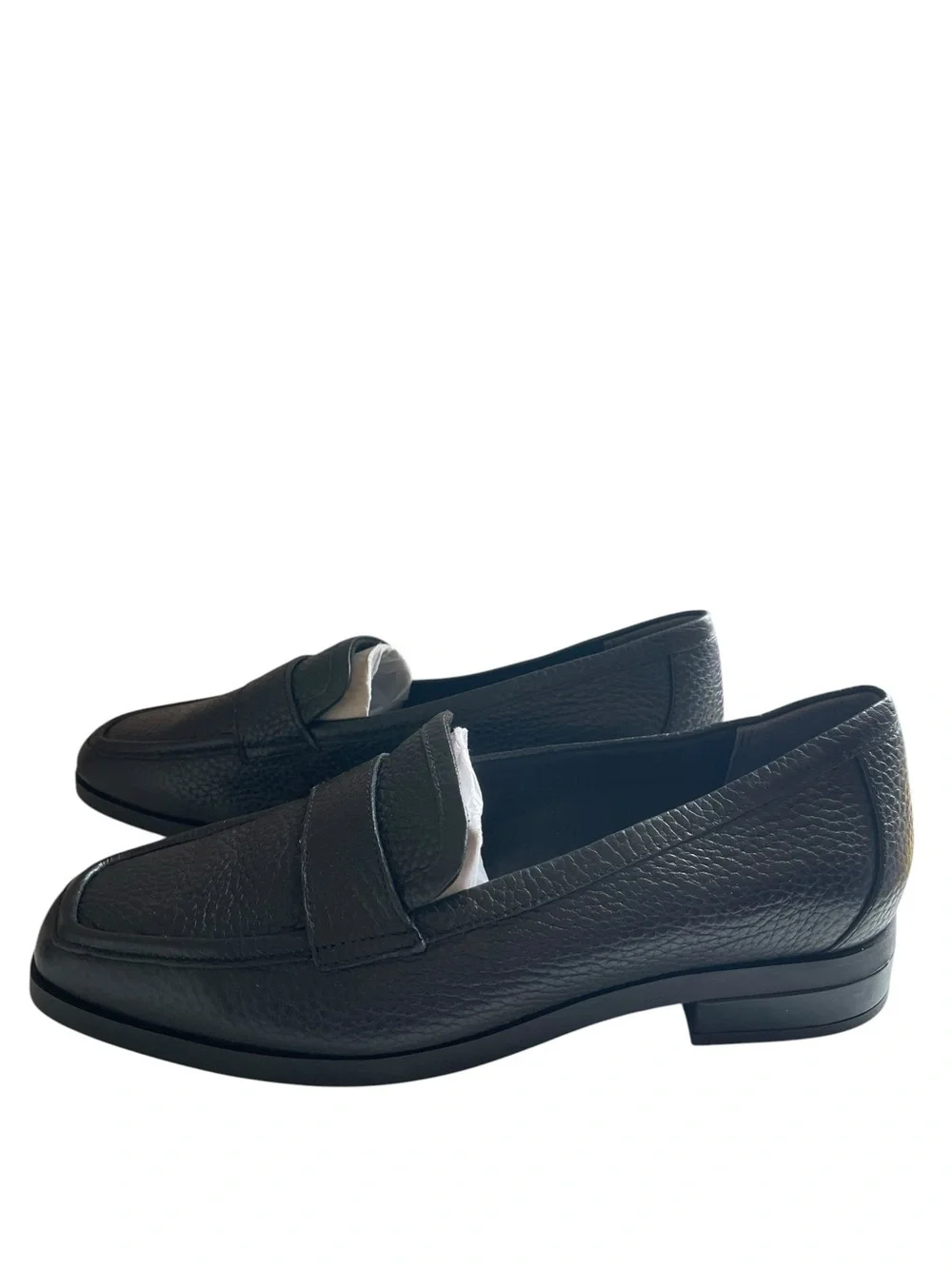 Vionic Sellah Black Pebbled Leather Loafer NEW